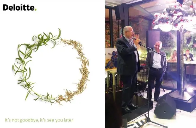Η Deloitte τίμησε τον Χρίστη Χριστοφόρου για τη μεγάλη συμβολή του στην εταιρεία