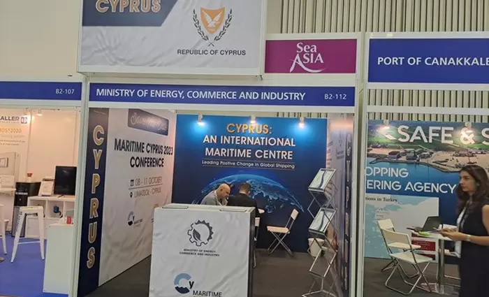 Η Κύπρος συμμετείχε στη Διεθνή Έκθεση Ναυτιλίας «Sea Asia»