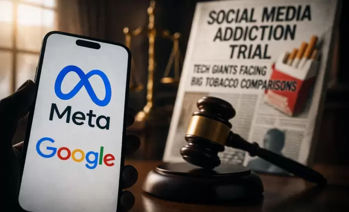 Meta και Google αντιμέτωπες με το «φάντασμα» των καπνοβιομηχανιών: Η δικαστική απόφαση που αλλάζει τον χάρτη των Big Tech