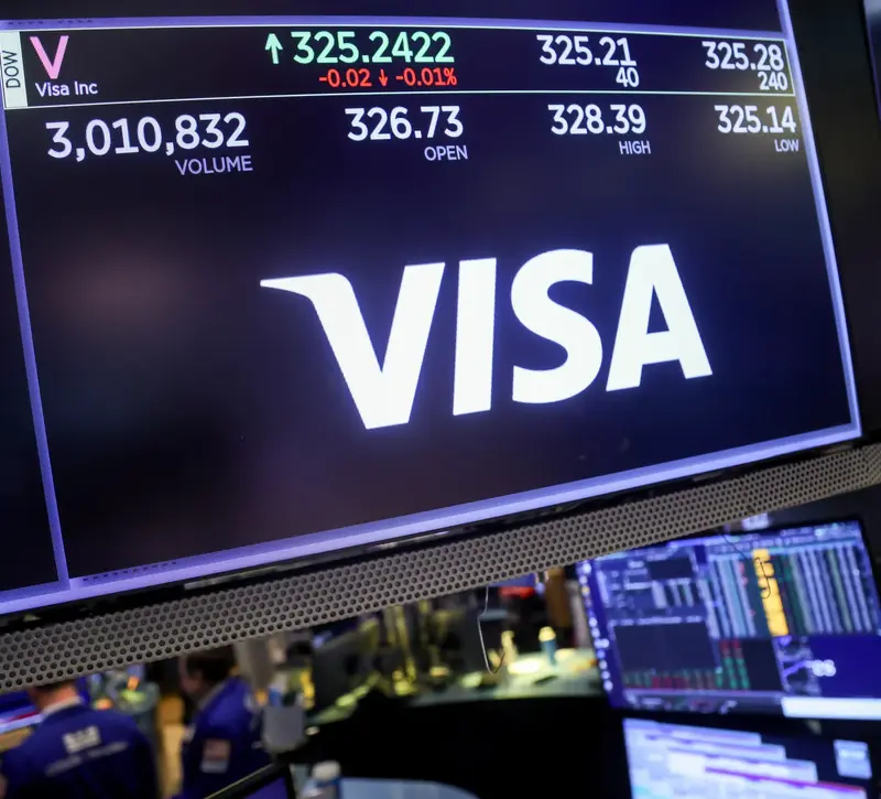 Visa: Άλμα μετοχής λόγω βελτιωμένων κερδών, κάμψη ανησυχιών για Μ. Ανατολή