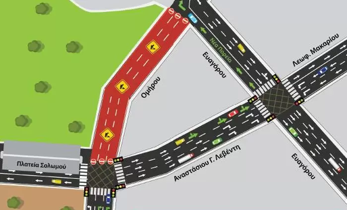 Κλείνει για τα οχήματα στις 17/5 η Λεωφόρος Ομήρου