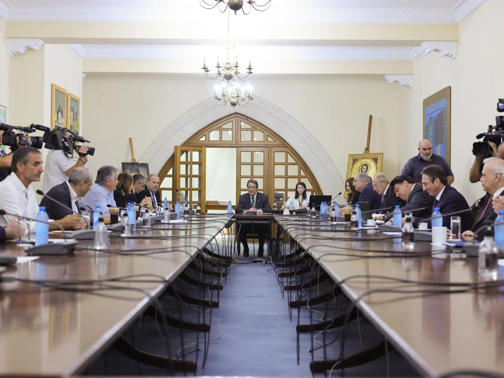 «Εποικοδομητική συνάντηση» τυροκόμων στο Προεδρικό