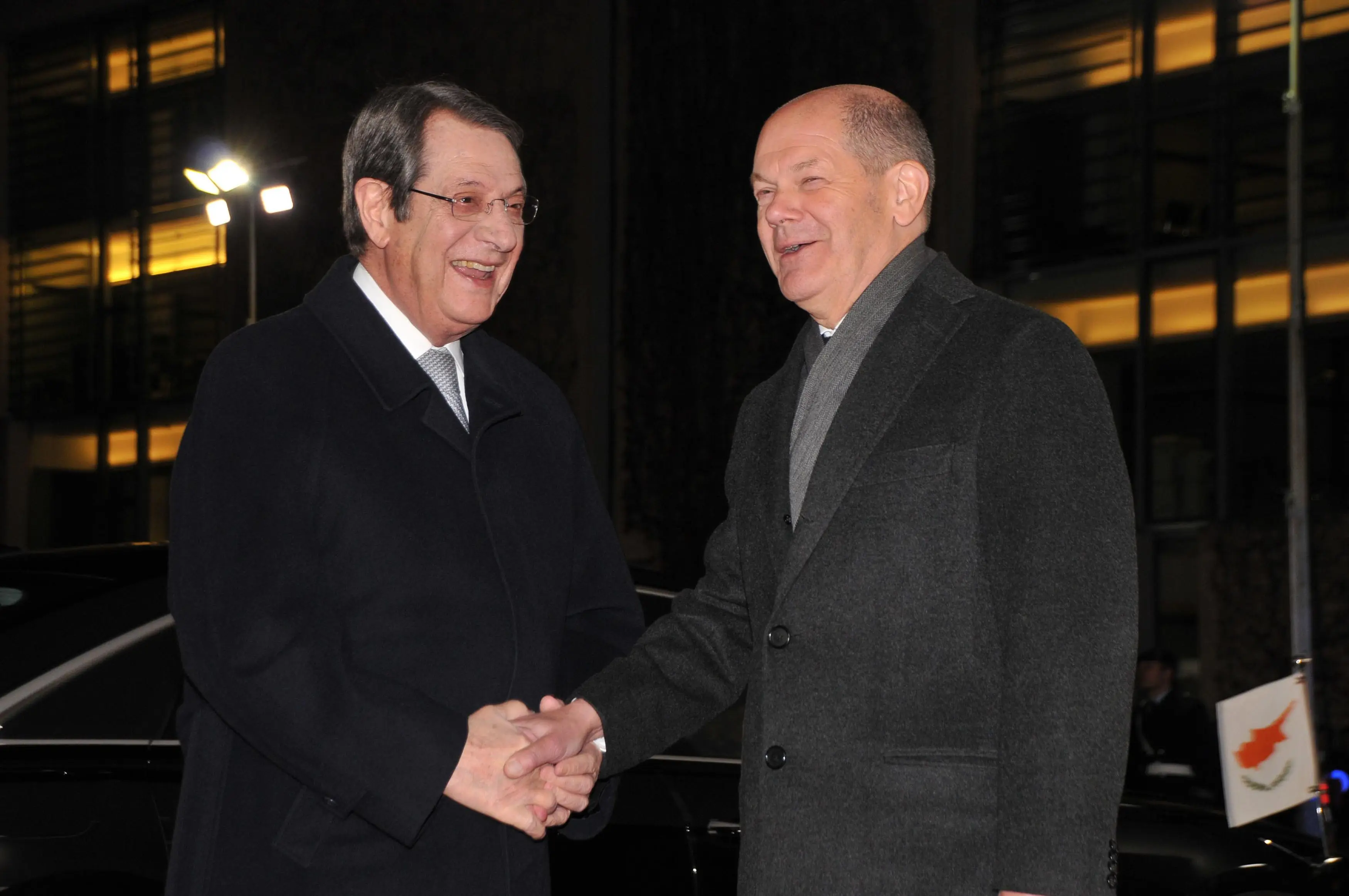 Αναστασιάδης και Σολτς συμφώνησαν σε συνεργασία στον ενεργειακό τομέα