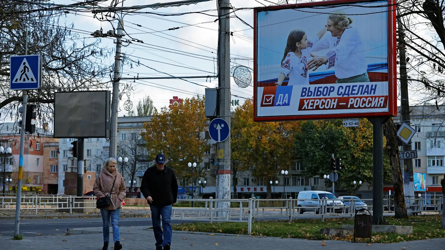 Εταιρεία ενέργειας στη Χερσώνα λέει ότι η πόλη είναι χωρίς ρεύμα