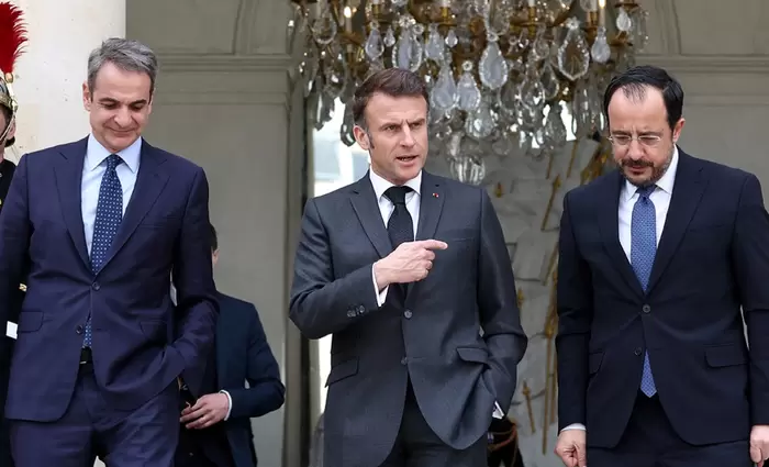 Στην Κύπρο Μακρόν και Μητσοτάκης - Συνάντηση με Χριστοδουλίδη στην Πάφο