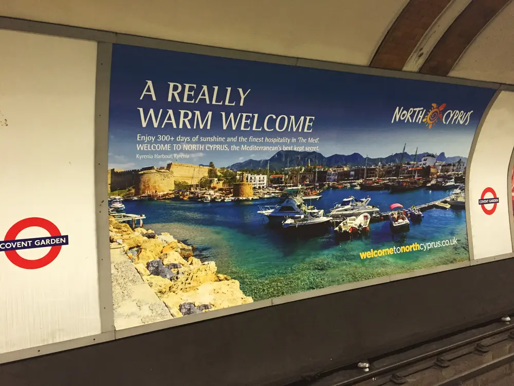 Το ψευδοκράτος κάνει διαφημιστική εκστρατεία στο Λονδίνο 