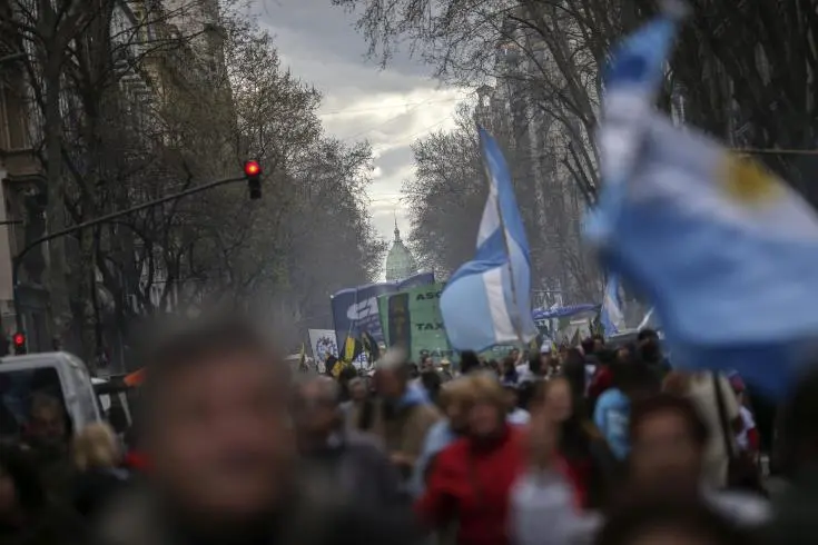 Διαδηλώσεις στο Μπουένος Άιρες εναντίον της λιτότητας και του ΔΝΤ 