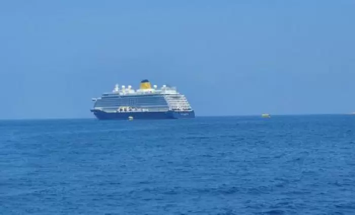 Κρουαζιερόπλοιο κατέπλευσε στο Λιμανάκι της Κάτω Πάφου