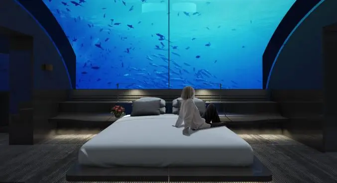 Μια σουίτα κάτω από το νερό στις Μαλδίβες