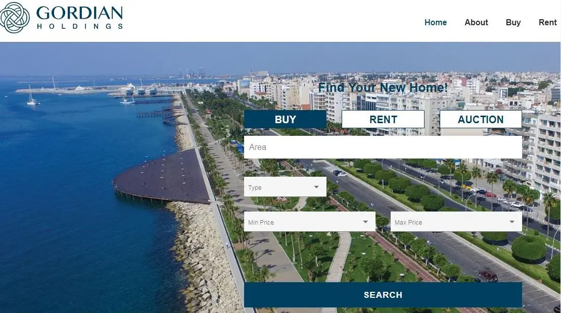 Νέα ιστοσελίδα ακινήτων από την Gordian Holdings