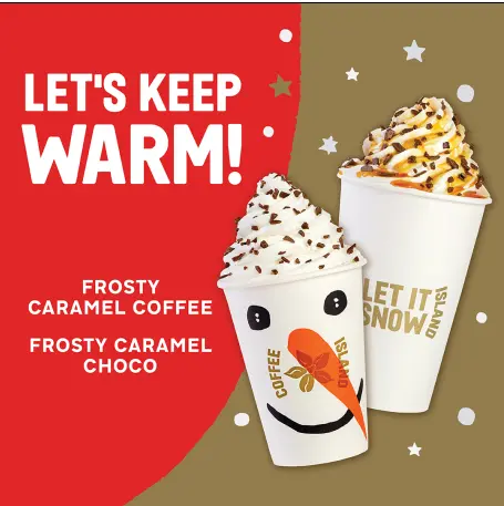 Βρες τη ζεστασιά των γιορτών στα ροφήματα της Coffee Island