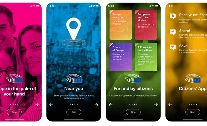 Citizens Application: Όλη η Ευρώπη στην παλάμη σου