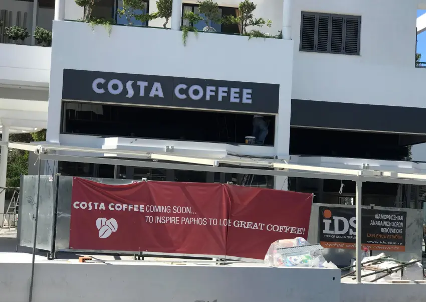 Θέσεις εργασίας στο νέο Costa Coffee στην Πάφο