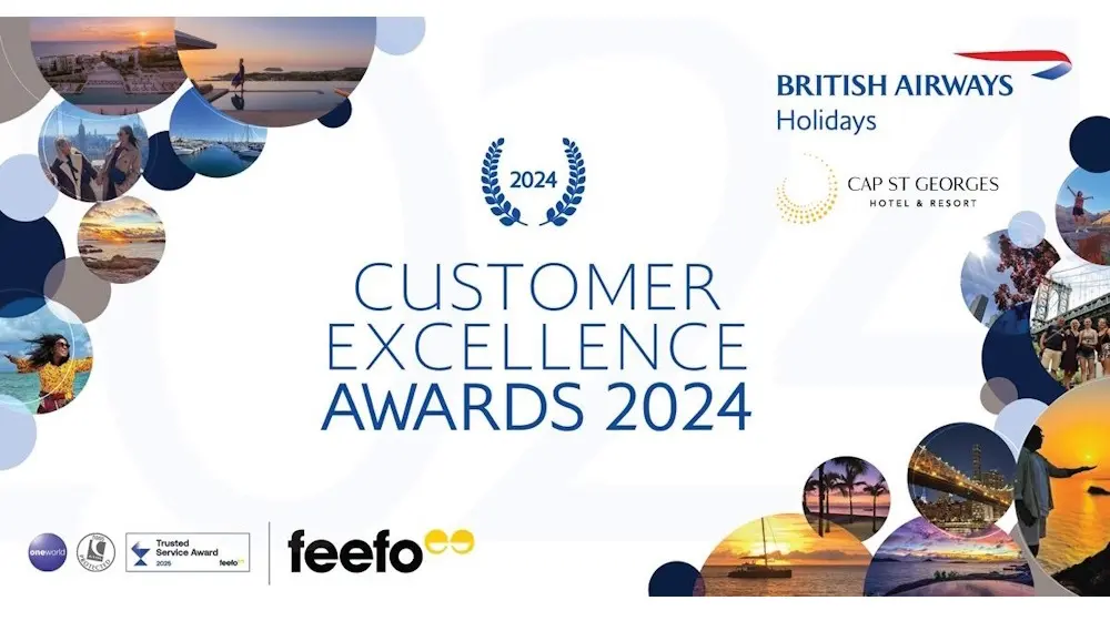 Διεθνής διάκριση για το Cap St Georges Hotel & Resort με το British Airways Holidays Customer Excellence Award 2024