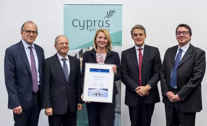 Η Cyprus Airways έλαβε πιστοποιητικό από τη Διεθνή Ένωση Αερομεταφορών