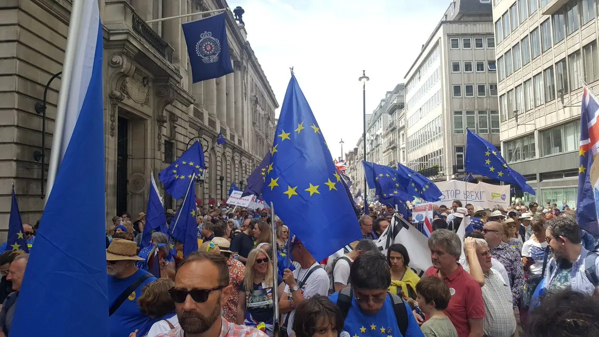 Διαδήλωση κατά του Brexit δύο χρόνια μετά το δημοψήφισμα