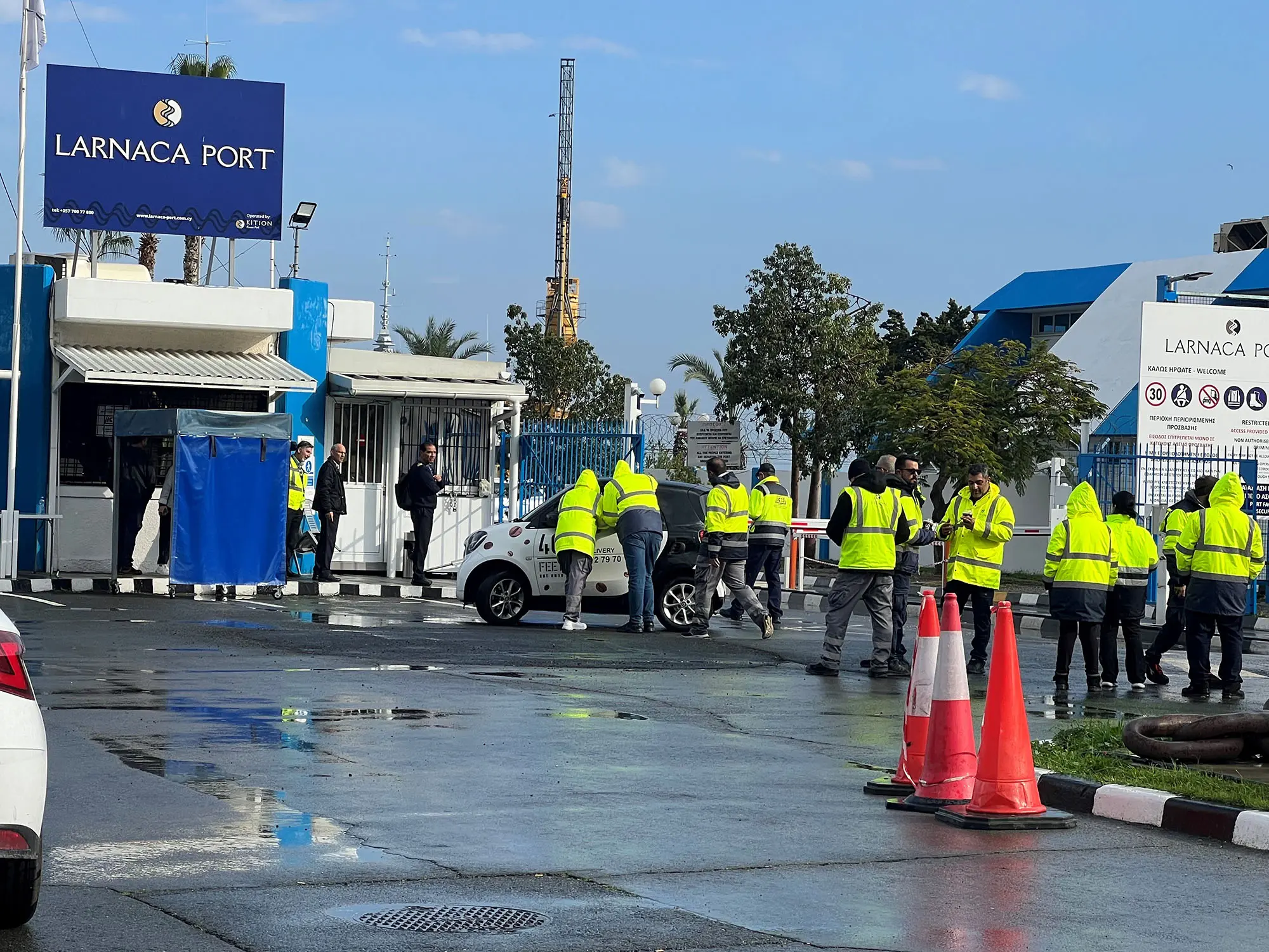 Eληξε η στάση εργασίας στο λιμάνι Λάρνακας