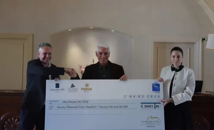 Aphrodite Hills Resort και PERHA Group στηρίζουν το έργο του Συνδέσμου «Ένα Όνειρο Μια Ευχή»