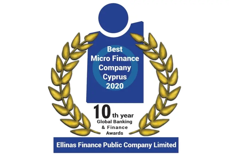 Διεθνής βράβευση της Ellinas Finance ως Best Micro Finance Company Cyprus 2020