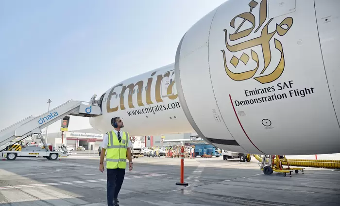 Emirates: Δοκιμαστική πτήση-ορόσημο με 100% βιώσιμο αεροπορικό καύσιμο