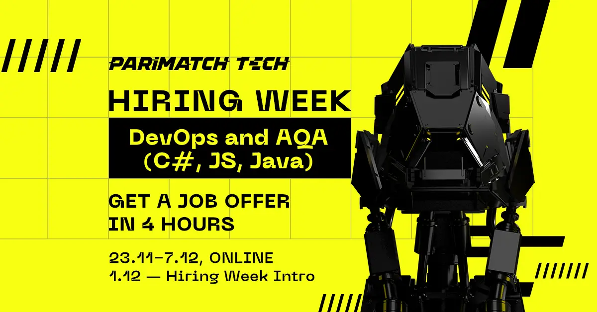 Η Parimatch Tech ξεκίνησε Hiring Week και κάνει προσφορά σε τέσσερις ώρες