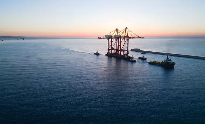 Οι νέες γερανογέφυρες βρίσκονται στο τερματικό της Eurogate