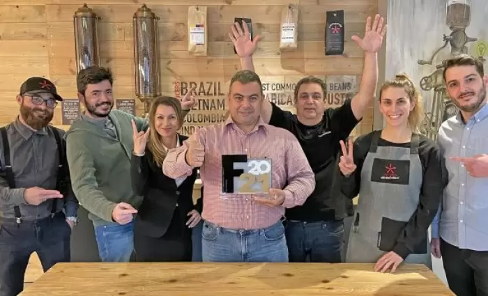 Διεθνής διάκριση για τη COFFEEHOUSE στα Franchise Awards Greece 2021