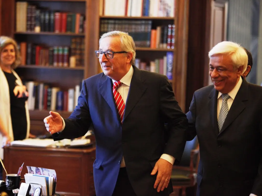 Συνάντηση Γιούνκερ-Παυλόπουλου