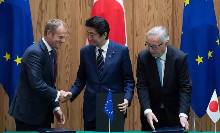 Υπογραφή συμφωνίας Ελευθέρου Εμπορίου ΕΕ - Ιαπωνίας 