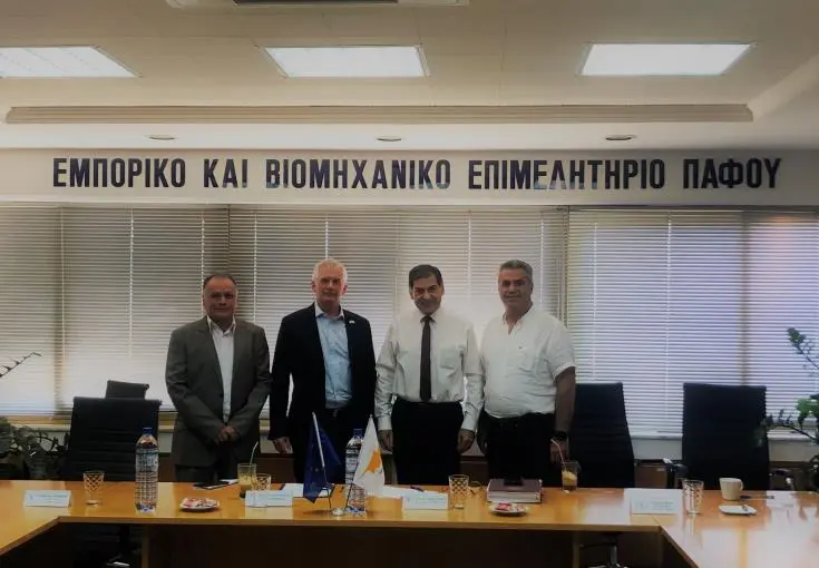 Συνάντηση ΕΒΕ Πάφου με τον Πρέσβη του Ισραήλ