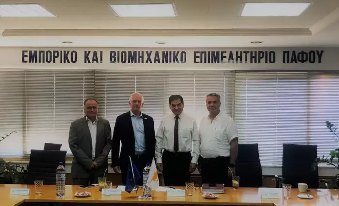 Συνάντηση ΕΒΕ Πάφου με τον Πρέσβη του Ισραήλ