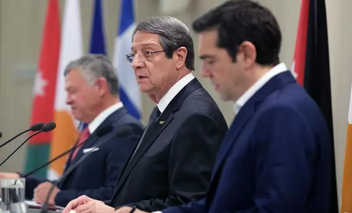 Δεύτερη Τριμερής Σύνοδος Κορυφής Κύπρου, Ελλάδας, Ιορδανίας στο Αμάν