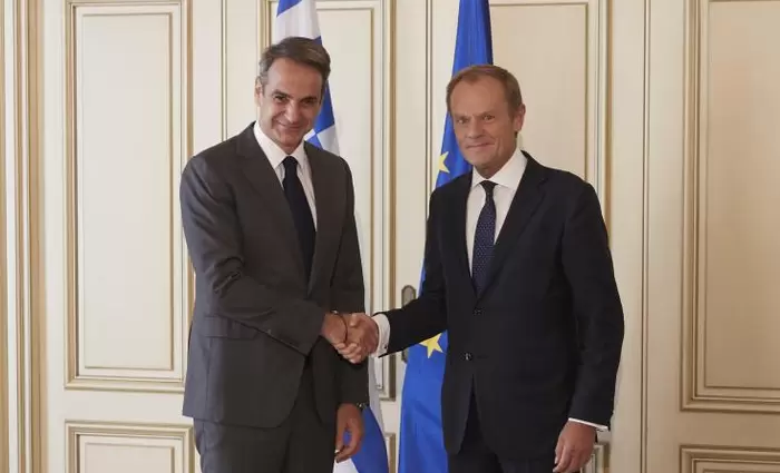 Μητσοτάκης - Τουσκ συζήτησαν για το Brexit