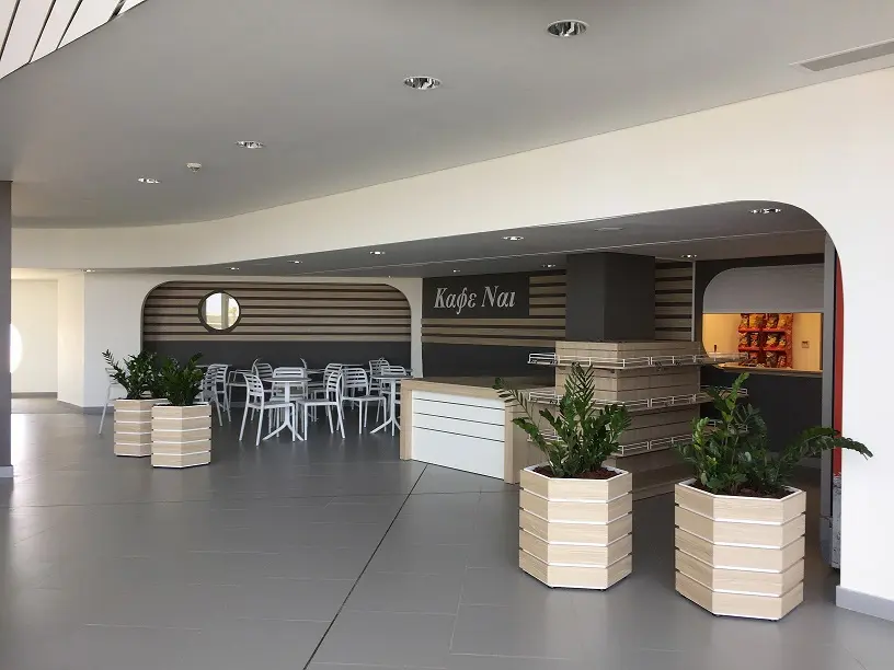 Σε λειτουργία η καφετέρια του Νέου Επιβατικού Τερματικού   