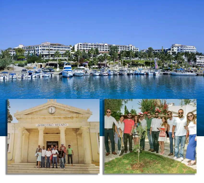 Εντυπωσιασμένοι με την Πάφο και τον Όμιλο Λεπτό δημοσιογράφοι από την Ιορδανία