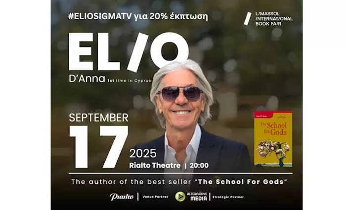 Ένας από τους σημαντικότερους φιλοσόφους παγκοσμίως, ο Elio D’Anna, έρχεται για πρώτη φορά στην Κύπρο