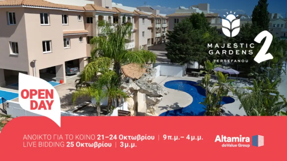 Έρχεται το νέο Open Day της Altamira Real Estate στο Majestic Gardens 2 στην Τερσεφάνου