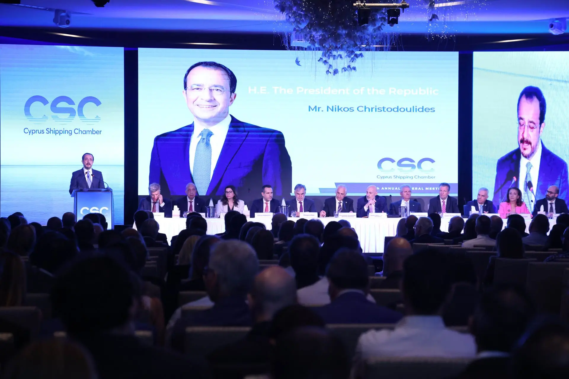Πρόεδρος Χριστοδουλίδης: Στις προτεραιότητες της Κυπριακής Προεδρίας η ναυτιλία