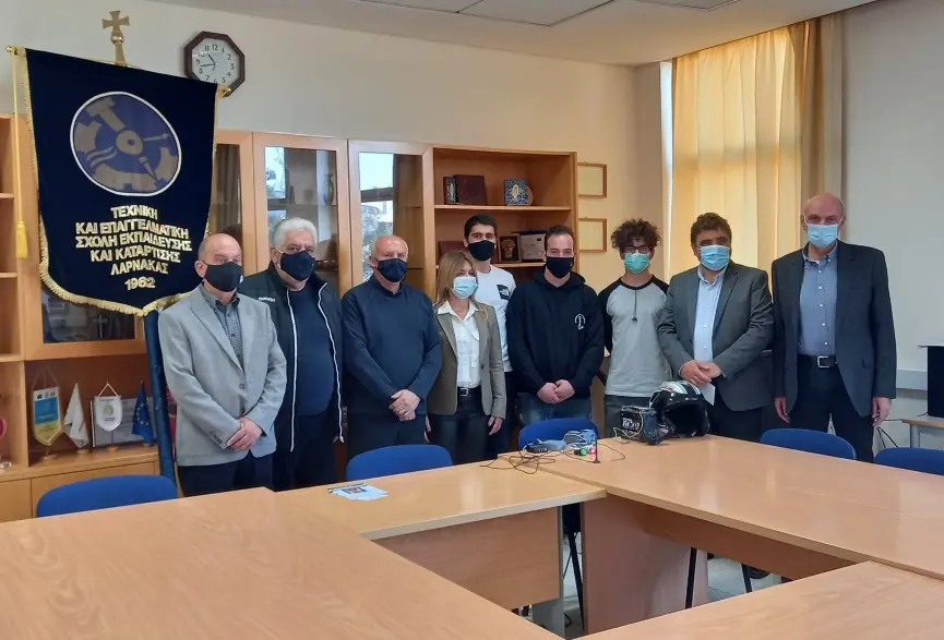 Το βραβείο «ΟΠΑΠ Νεόφυτος Χανδριώτης» στην Τεχνική Σχολή Λάρνακας