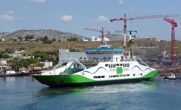 Ελλάδα: Οικολογικό ferry boat λειτουργεί με 