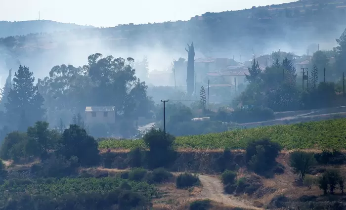 Αρχίζει η καταγραφή των ζημιών στις πυρόπληκτες περιοχές της Λεμεσού