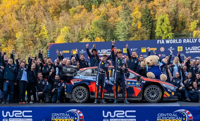 Θρίαμβος της Hyundai  στο Central European Rally