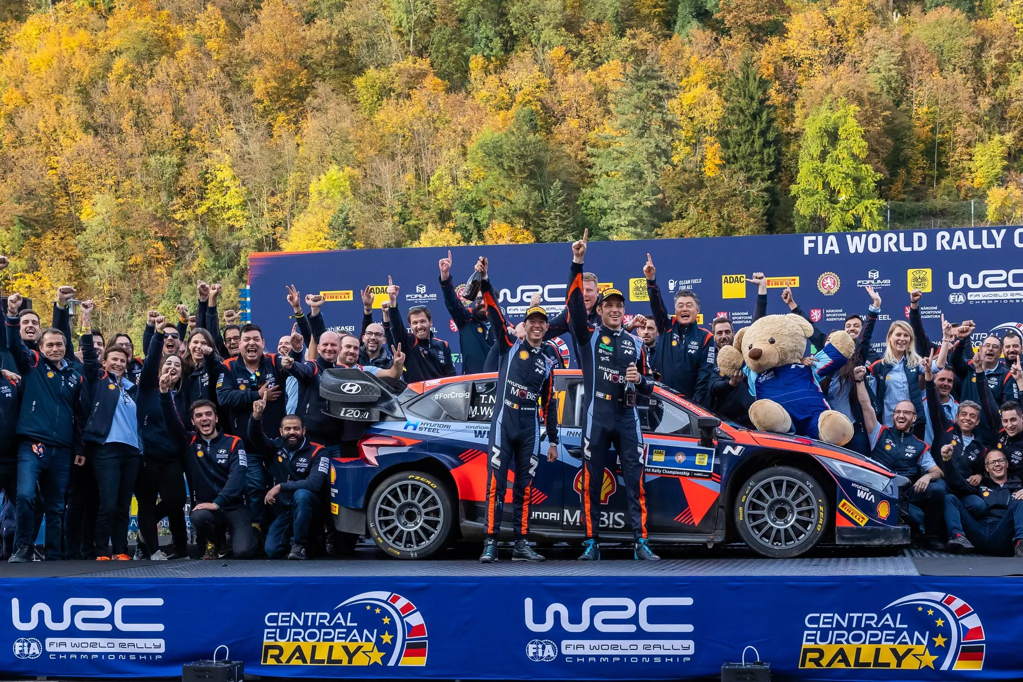 Θρίαμβος της Hyundai  στο Central European Rally