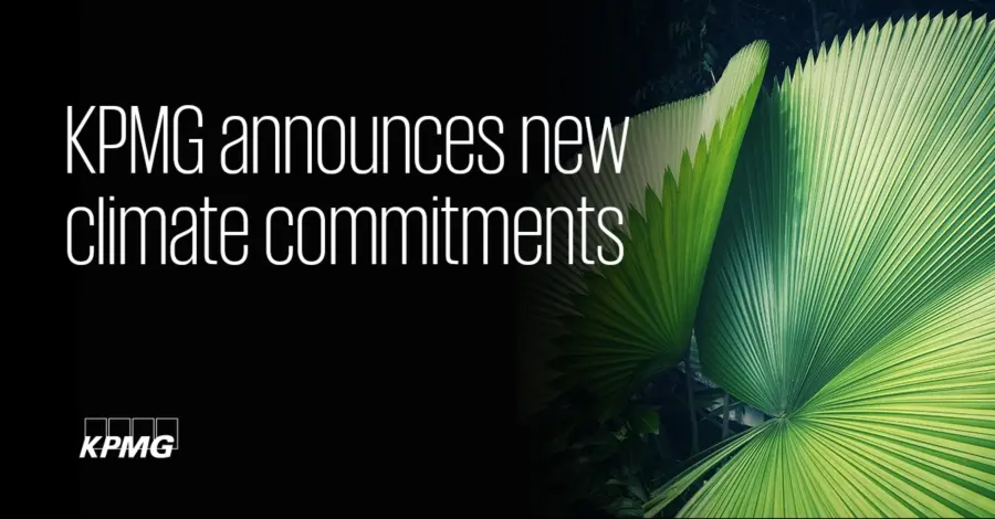 Η KPMG ανακοινώνει ότι δεσμεύεται για μηδενικές εκπομπές άνθρακα έως το 2030