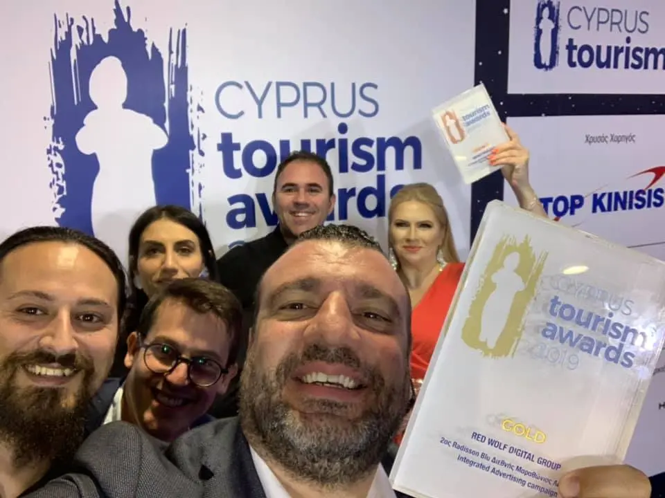Τρεις σημαντικές διακρίσεις για τη Red Wolf Digital Group στα Cyprus Tourism Awards 2019!