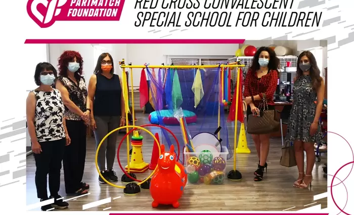 Parimatch Foundation: Δωρεά στο Ειδικό Σχολείο Παιδικού Αναρρωτηρίου Ερυθρού Σταυρού