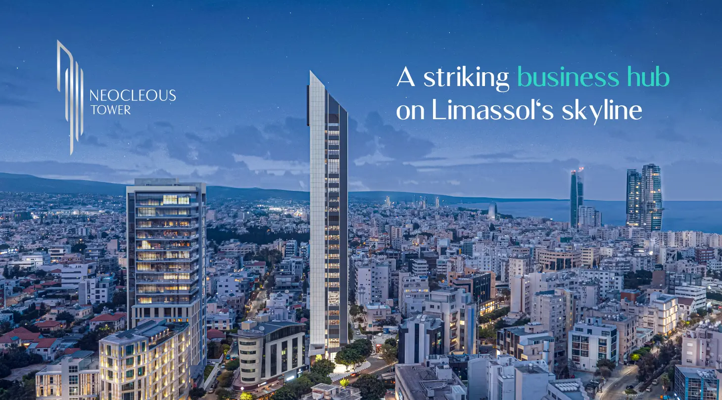 Neocleous Tower: Εμβληματικό Κτήριο Γραφείων με «πράσινα» χαρακτηριστικά στην καρδιά της Λεμεσού