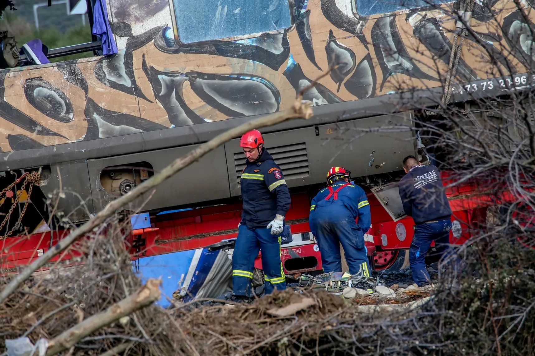 Ολοκληρώθηκαν οι ταυτοποιήσεις των νεκρών από το σιδηροδρομικό δυστύχημα