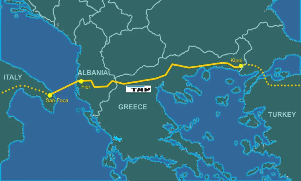 Ολοκληρώθηκε η κατασκευή του ελληνικού τμήματος του αγωγού TAP