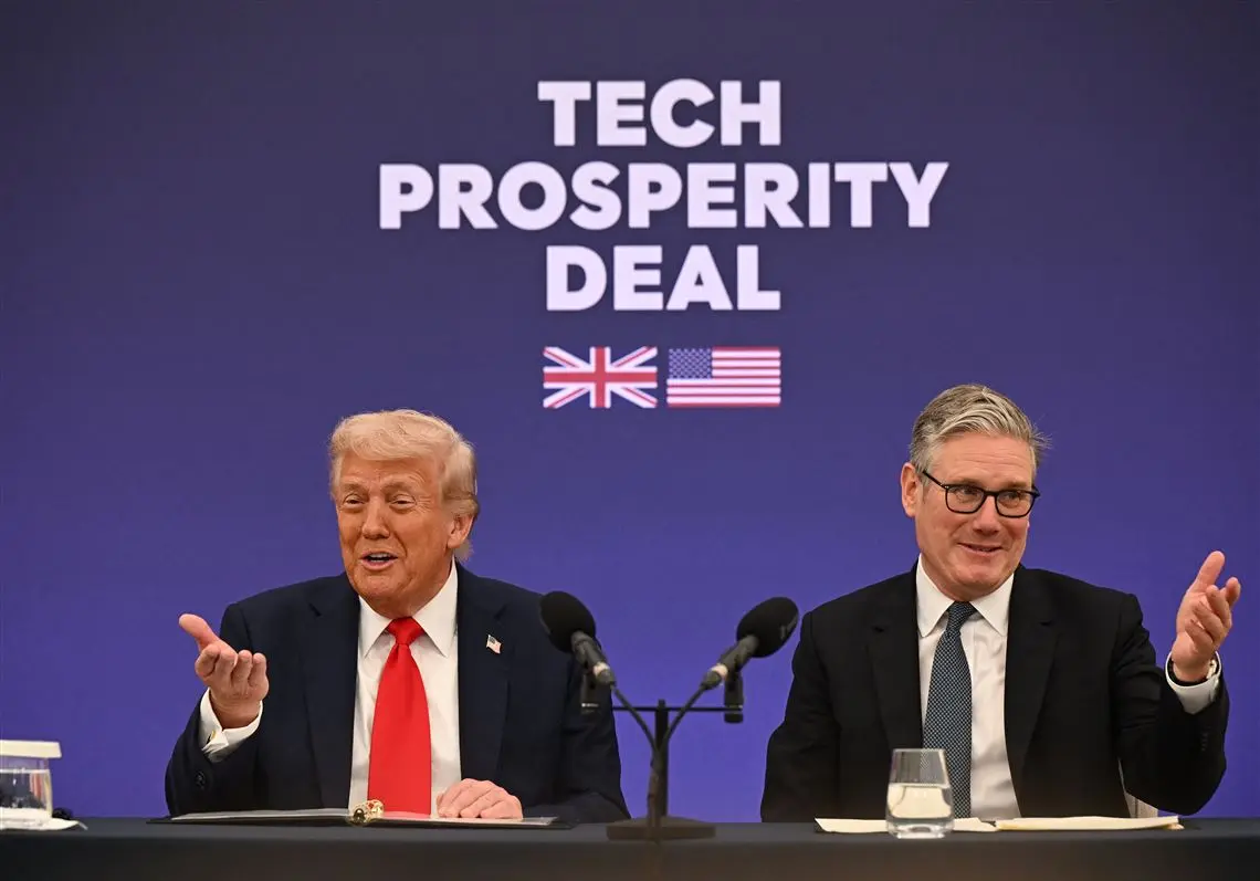 «Ανεκτίμητοι οι δεσμοί ΗΠΑ – Βρετανίας» – Τραμπ και Στάρμερ υπέγραψαν σύμφωνο τεχνολογικής συνεργασίας